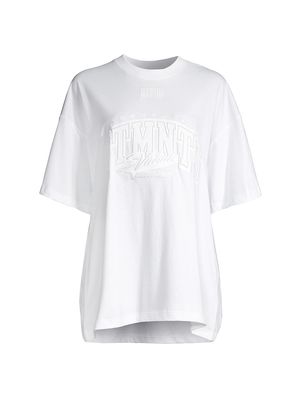 Men's College T-Shirt - White - Size XS