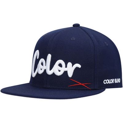 Men's Color Blind Navy NYC Snapback Hat