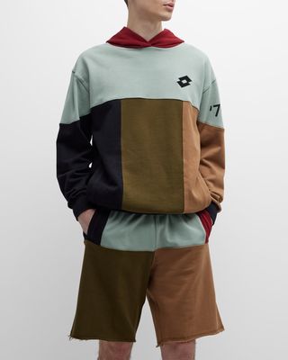 Men's Colorblock French Terry Hoodie