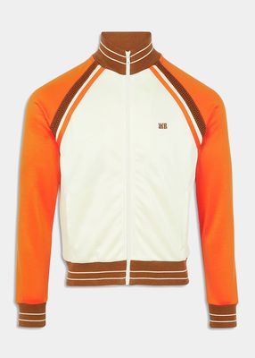 Men's Colorblock Jersey Track Jacket