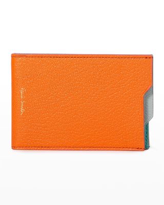 Men's Colorblock Multi-Pocket Wallet