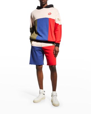 Men's Colorblock Multicolor Shorts