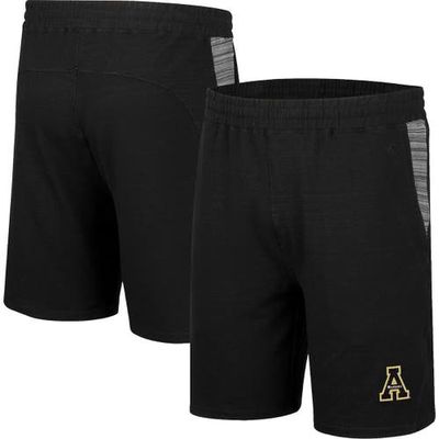 Men's Colosseum Black Appalachian State Mountaineers Wild Party Shorts