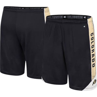 Men's Colosseum Black Colorado Buffaloes Haller Shorts