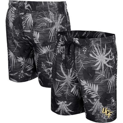 Men's Colosseum Black UCF Knights What Else is New Swim Shorts