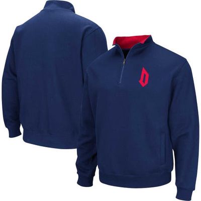 Men's Colosseum Blue Duquesne Dukes Tortugas Quarter-Zip Sweatshirt in Navy