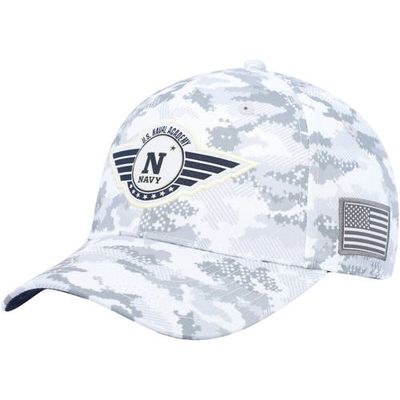 Men's Colosseum Camo Navy Midshipmen OHT Military Appreciation Snapback Hat