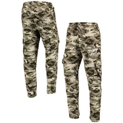 Men's Colosseum Camo Virginia Tech Hokies OHT Military Appreciation Code Fleece Pants