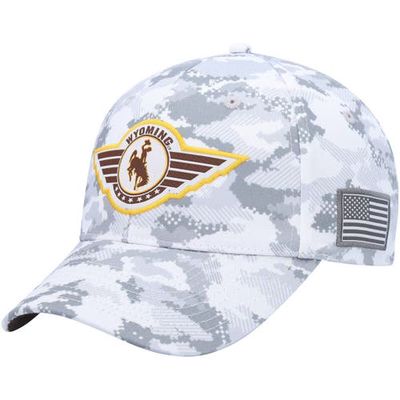 Men's Colosseum Camo Wyoming Cowboys OHT Military Appreciation Snapback Hat