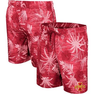 Men's Colosseum Cardinal Iowa State Cyclones What Else is New Swim Shorts