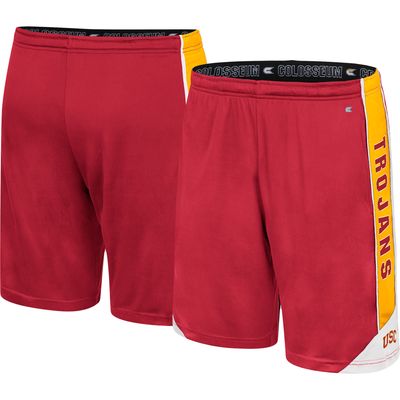 Men's Colosseum Cardinal USC Trojans Haller Shorts