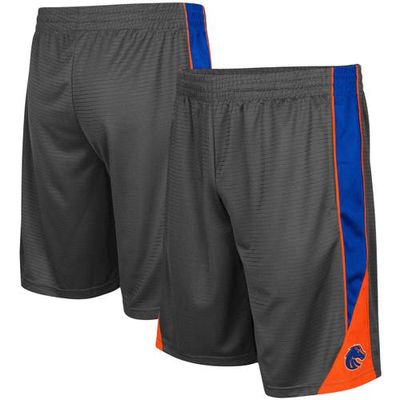Men's Colosseum Charcoal Boise State Broncos Turnover Shorts