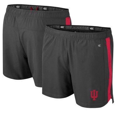 Men's Colosseum Charcoal Indiana Hoosiers Langmore Shorts
