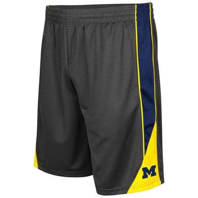 Men's Colosseum Charcoal Michigan Wolverines Turnover Shorts