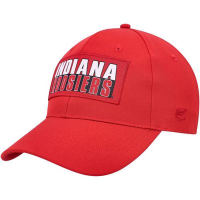 Men's Colosseum Crimson Indiana Hoosiers Positraction Snapback Hat