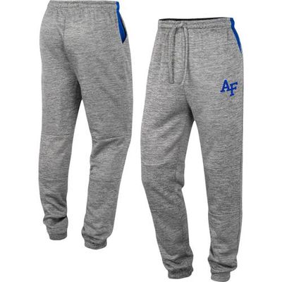Men's Colosseum Gray Air Force Falcons Worlds to Conquer Sweatpants