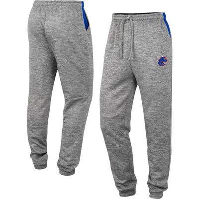 Men's Colosseum Gray Boise State Broncos Worlds to Conquer Sweatpants