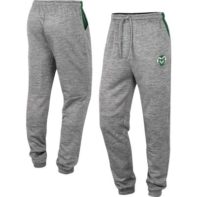 Men's Colosseum Gray Colorado State Rams Worlds to Conquer Sweatpants