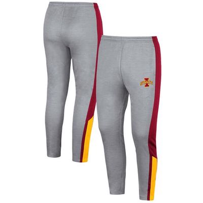 Men's Colosseum Gray Iowa State Cyclones Up Top Pants