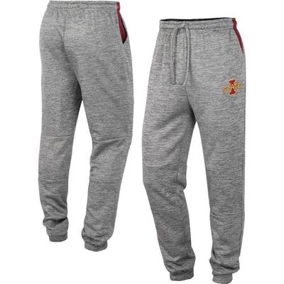 Men's Colosseum Gray Iowa State Cyclones Worlds to Conquer Sweatpants