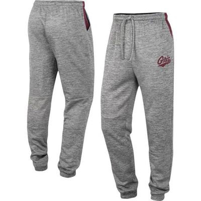Men's Colosseum Gray Montana Grizzlies Worlds to Conquer Sweatpants