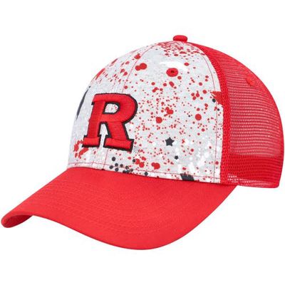 Men's Colosseum Gray/Scarlet Rutgers Scarlet Knights Love Fern Trucker Snapback Hat