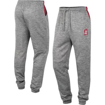 Men's Colosseum Gray Stanford Cardinal Worlds to Conquer Sweatpants