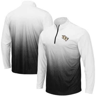 Men's Colosseum Gray UCF Knights Magic Team Logo Quarter-Zip Jacket