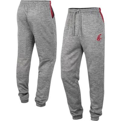 Men's Colosseum Gray Washington State Cougars Worlds to Conquer Sweatpants