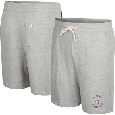 Men's Colosseum Heather Gray LSU Tigers Love To Hear This Terry Shorts