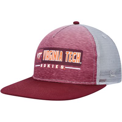 Men's Colosseum Maroon/Gray Virginia Tech Hokies Snapback Hat