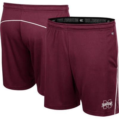 Men's Colosseum Maroon Mississippi State Bulldogs Laws of Physics Shorts