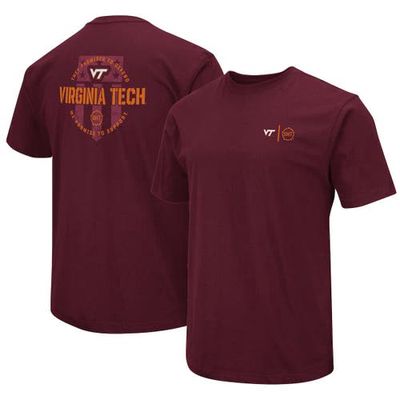 Men's Colosseum Maroon Virginia Tech Hokies OHT Military Appreciation T-Shirt