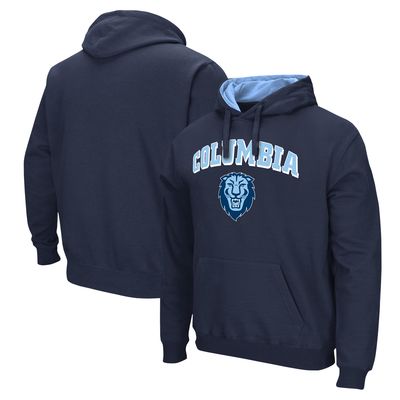 Men's Colosseum Navy Columbia University Arch & Logo Pullover Hoodie