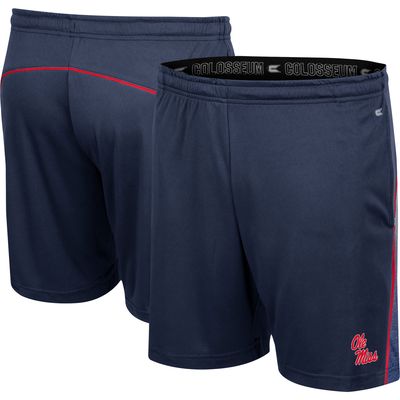 Men's Colosseum Navy Ole Miss Rebels Laws of Physics Shorts