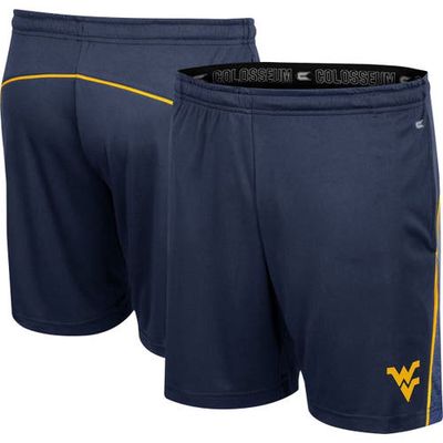 Men's Colosseum Navy West Virginia Mountaineers Laws of Physics Shorts