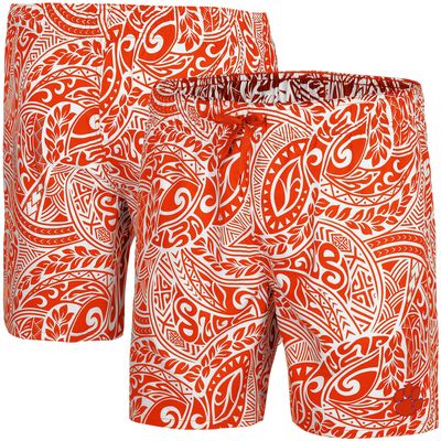 Men's Colosseum Orange Clemson Tigers Biff Swim Shorts