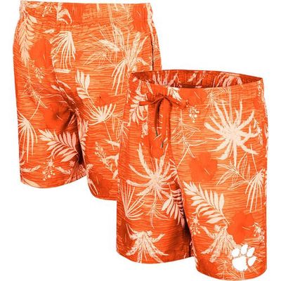 Men's Colosseum Orange Clemson Tigers What Else is New Swim Shorts