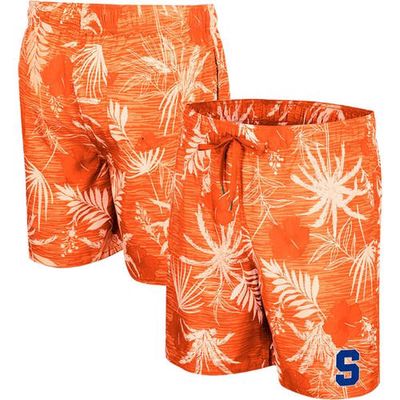 Men's Colosseum Orange Syracuse Orange What Else is New Swim Shorts