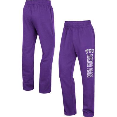 Men's Colosseum Purple TCU Horned Frogs Wordmark Pants