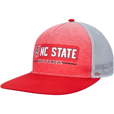 Men's Colosseum Red/Gray NC State Wolfpack Snapback Hat
