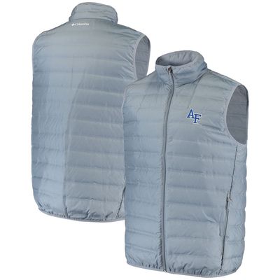 Men's Columbia Gray Air Force Falcons Lake 22 Puffer Full-Zip Vest