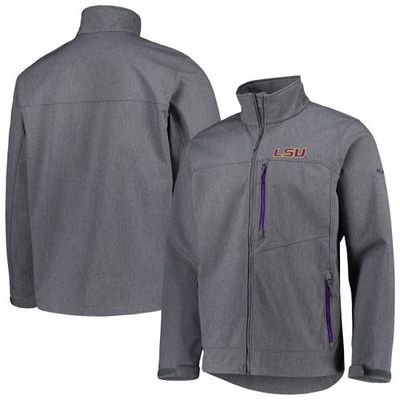 Men's Columbia Gray LSU Tigers Ascender II Full-Zip Jacket