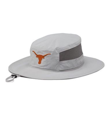 Men's Columbia Gray Texas Longhorns Bora Bora Booney II Omni-Shade Bucket Hat