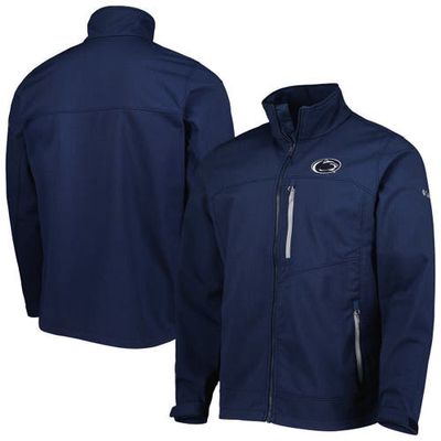Men's Columbia Navy Penn State Nittany Lions Ascender II Full-Zip Jacket