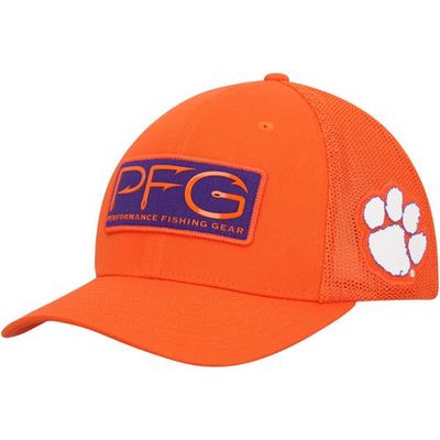 Men's Columbia Orange Clemson Tigers PFG Hooks Flex Hat