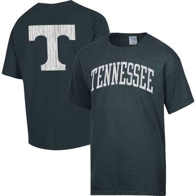 Men's Comfort Wash Charcoal Tennessee Volunteers Vintage Arch 2-Hit T-Shirt