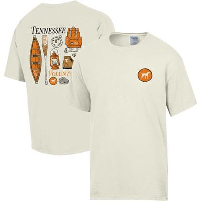 Men's Comfort Wash Cream Tennessee Volunteers Camping Trip T-Shirt