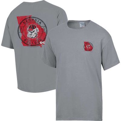 Men's Comfort Wash Graphite Georgia Bulldogs STATEment T-Shirt