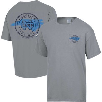 Men's Comfort Wash Graphite North Carolina Tar Heels STATEment T-Shirt